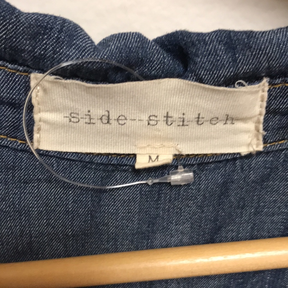 Side Stitch Regular Button Front Tunic - image 5